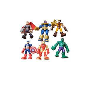 Hasboro 5" playschool Action heroes lot‎ of 6